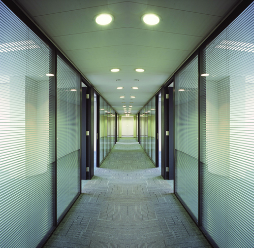 雙層玻璃夾百葉隔斷系列