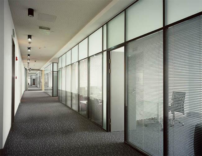 雙層玻璃夾百葉隔斷系列
